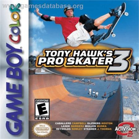 Cover Tony Hawk's Pro Skater 3 for Game Boy Color